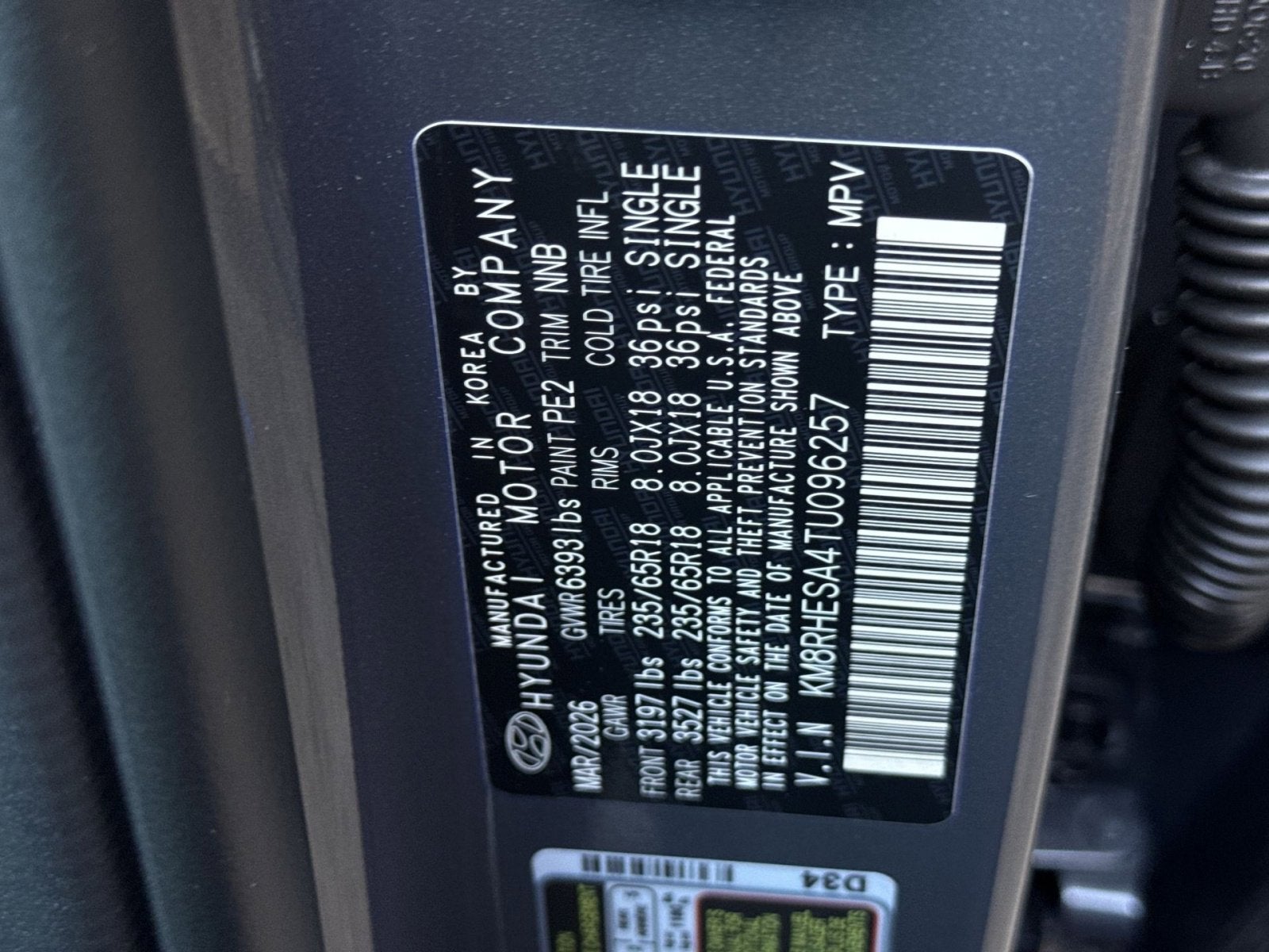 2026 Hyundai PALISADE HYBRID SEL Premium
