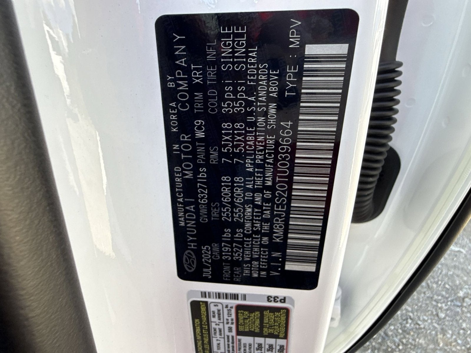 2026 Hyundai PALISADE XRT Pro