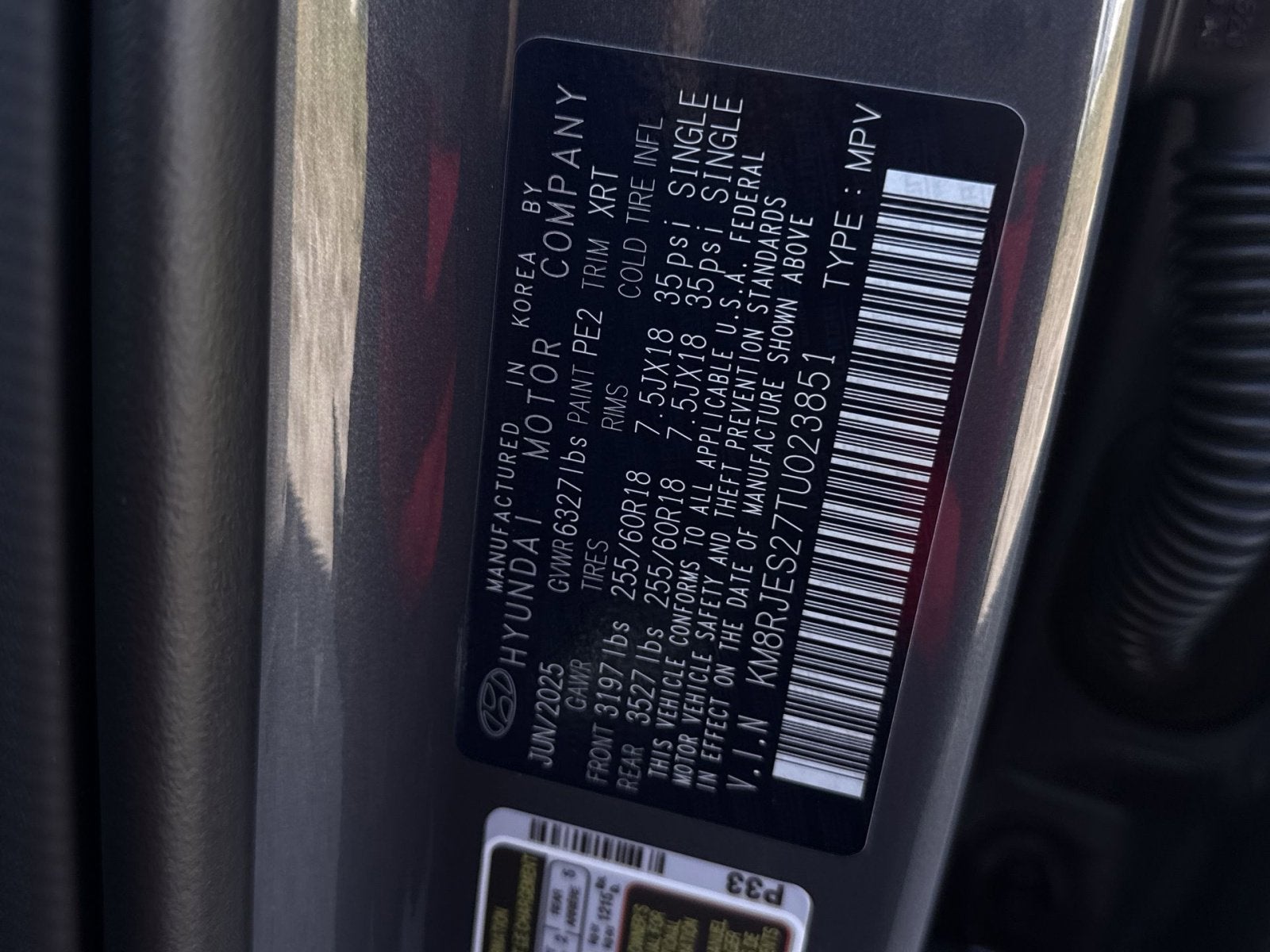 2026 Hyundai PALISADE XRT Pro