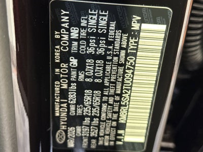 2026 Hyundai PALISADE HYBRID Blue SEL