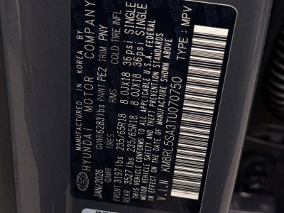 2026 Hyundai PALISADE HYBRID Blue SEL