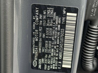 2026 Hyundai PALISADE HYBRID SEL