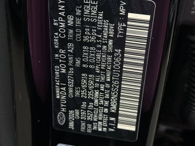 2026 Hyundai PALISADE SEL Premium