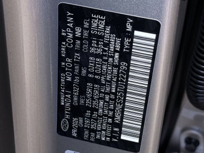 2026 Hyundai PALISADE SEL Premium