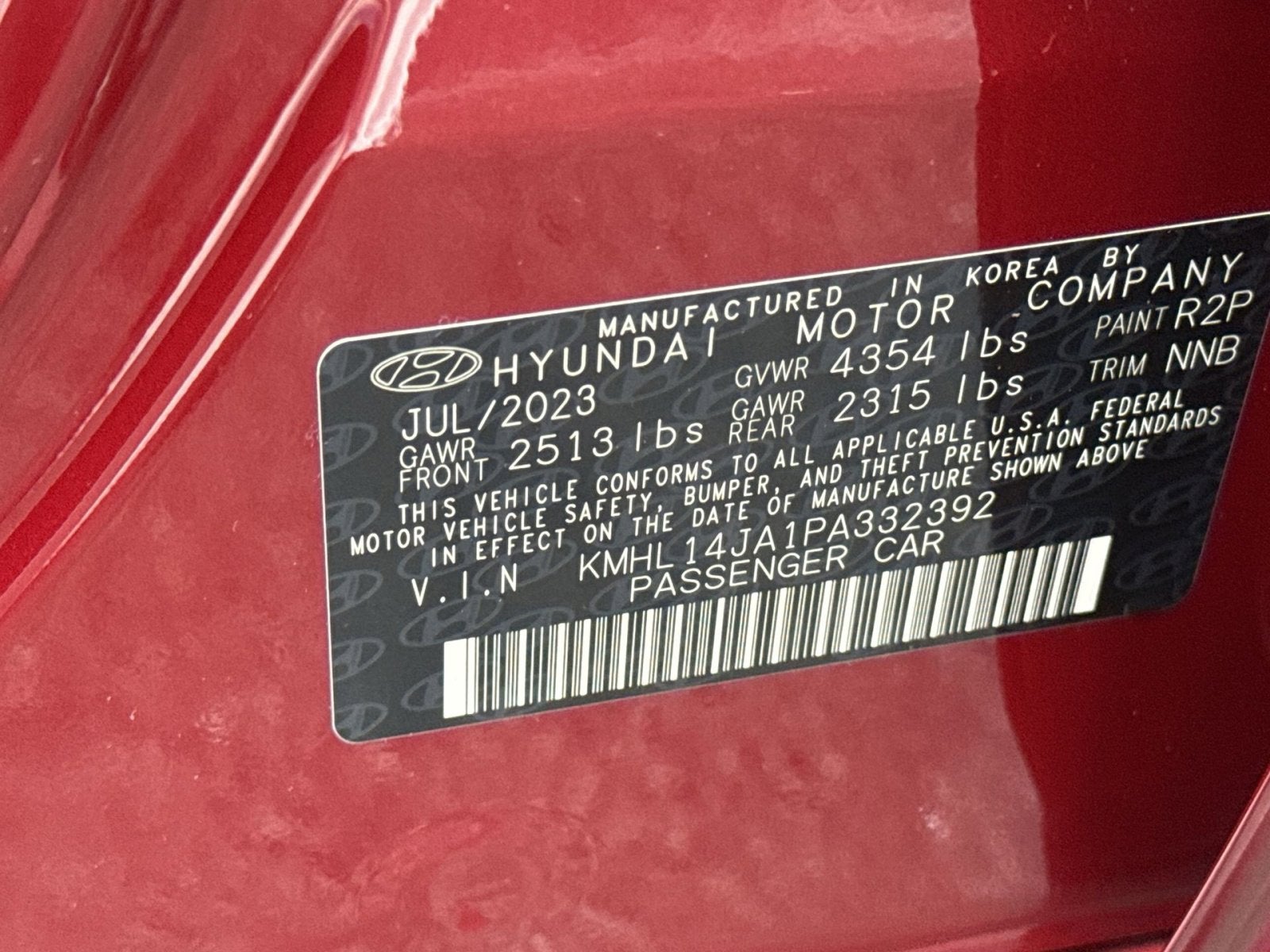 2023 Hyundai SONATA SEL