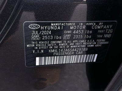 2025 Hyundai SONATA SEL Convenience