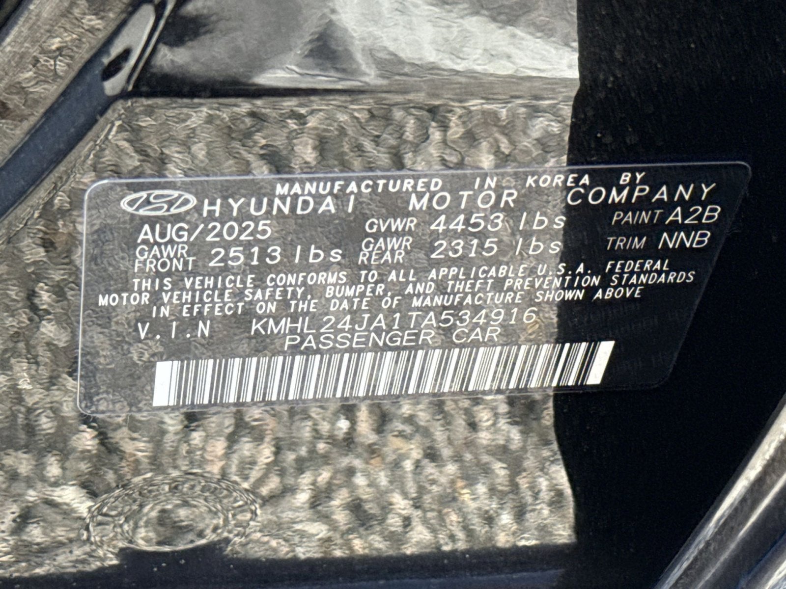 2026 Hyundai SONATA SE