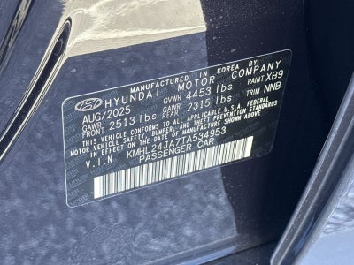 2026 Hyundai SONATA SE