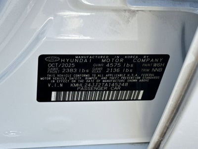 2026 Hyundai SONATA HYBRID Blue