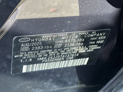 2026 Hyundai SONATA HYBRID Blue