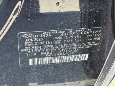 2026 Hyundai SONATA HYBRID Blue