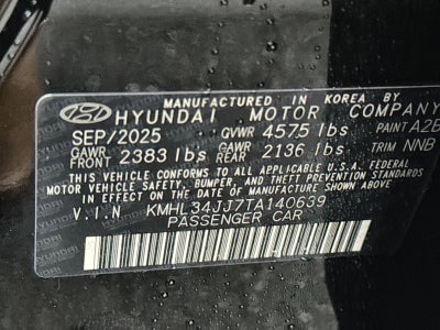 2026 Hyundai SONATA HYBRID SEL