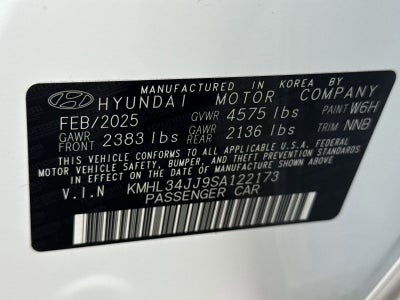2025 Hyundai SONATA HYBRID SEL