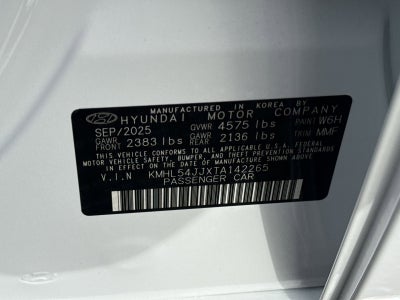 2026 Hyundai SONATA HYBRID Limited