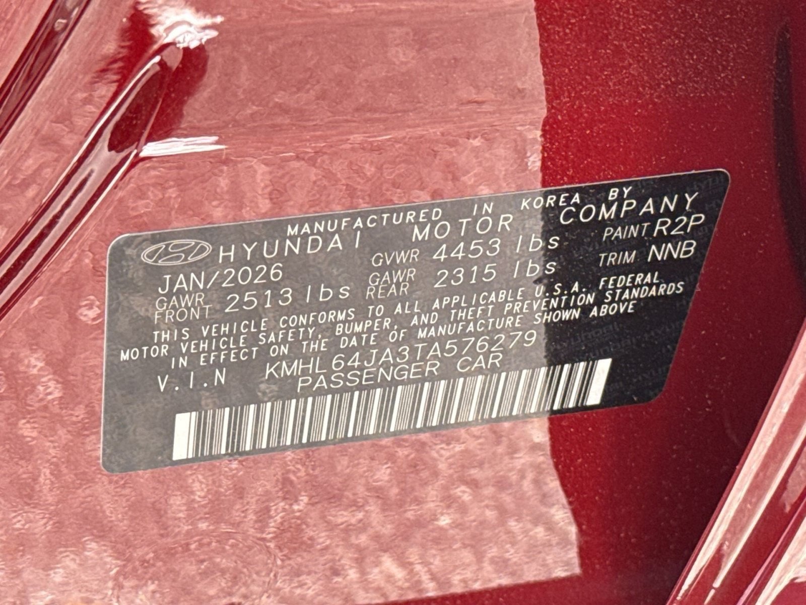 2026 Hyundai SONATA SEL Sport