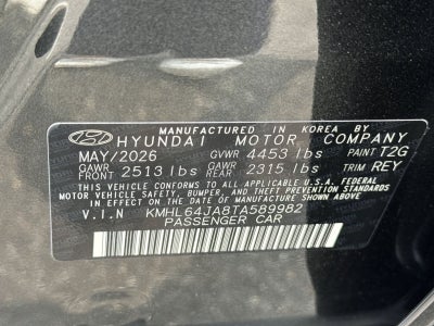 2026 Hyundai SONATA SEL Sport