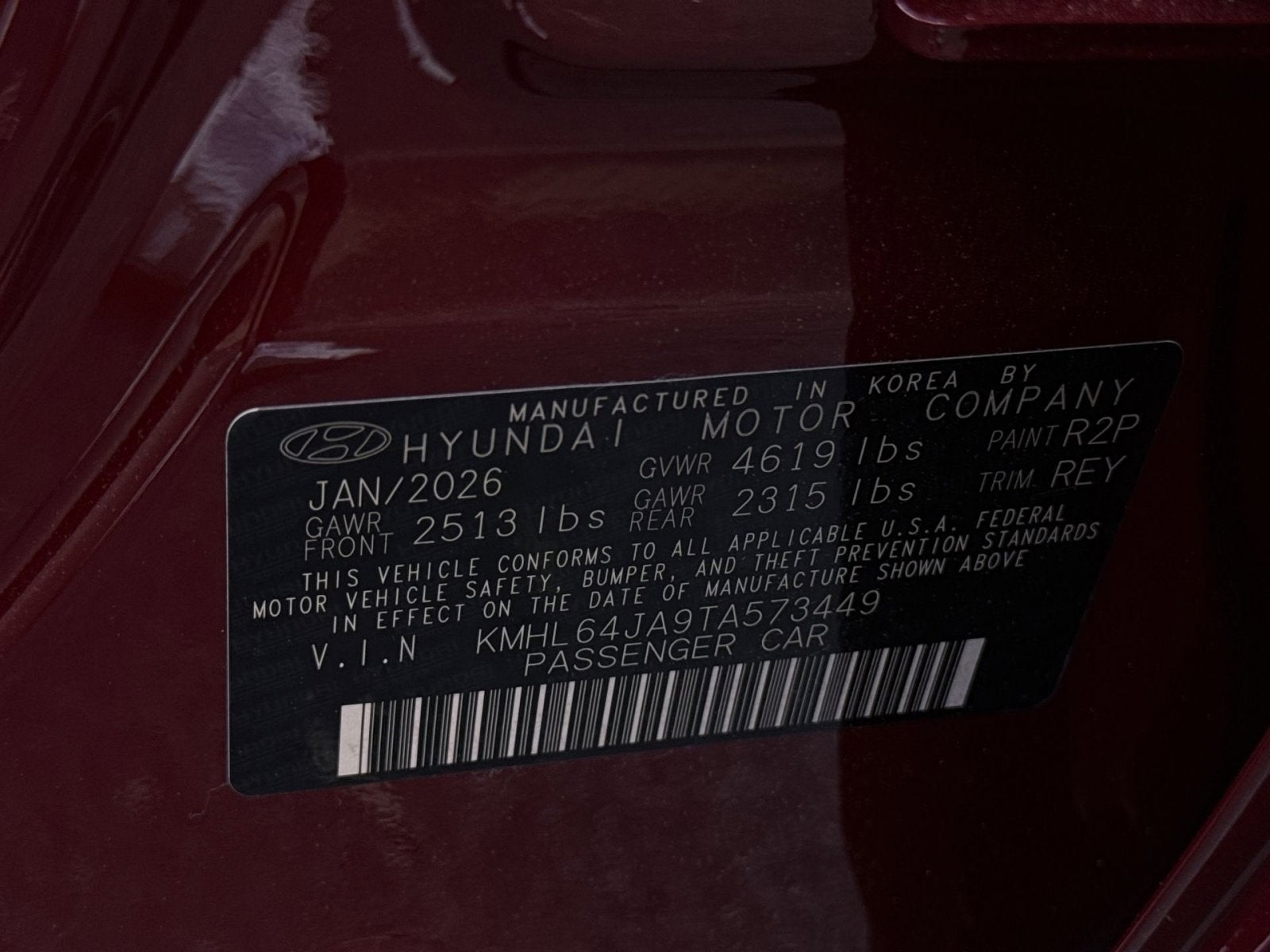 2026 Hyundai SONATA SEL Sport