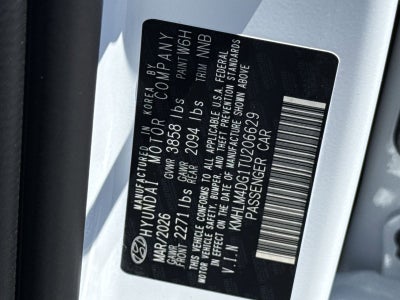 2026 Hyundai ELANTRA SEL Sport
