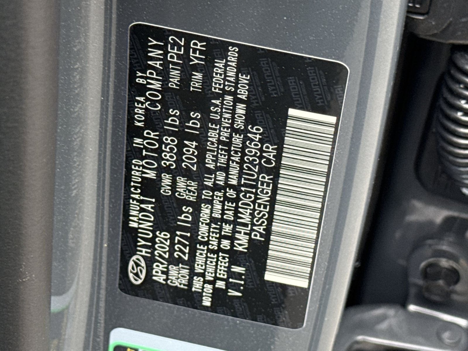 2026 Hyundai ELANTRA SEL Sport