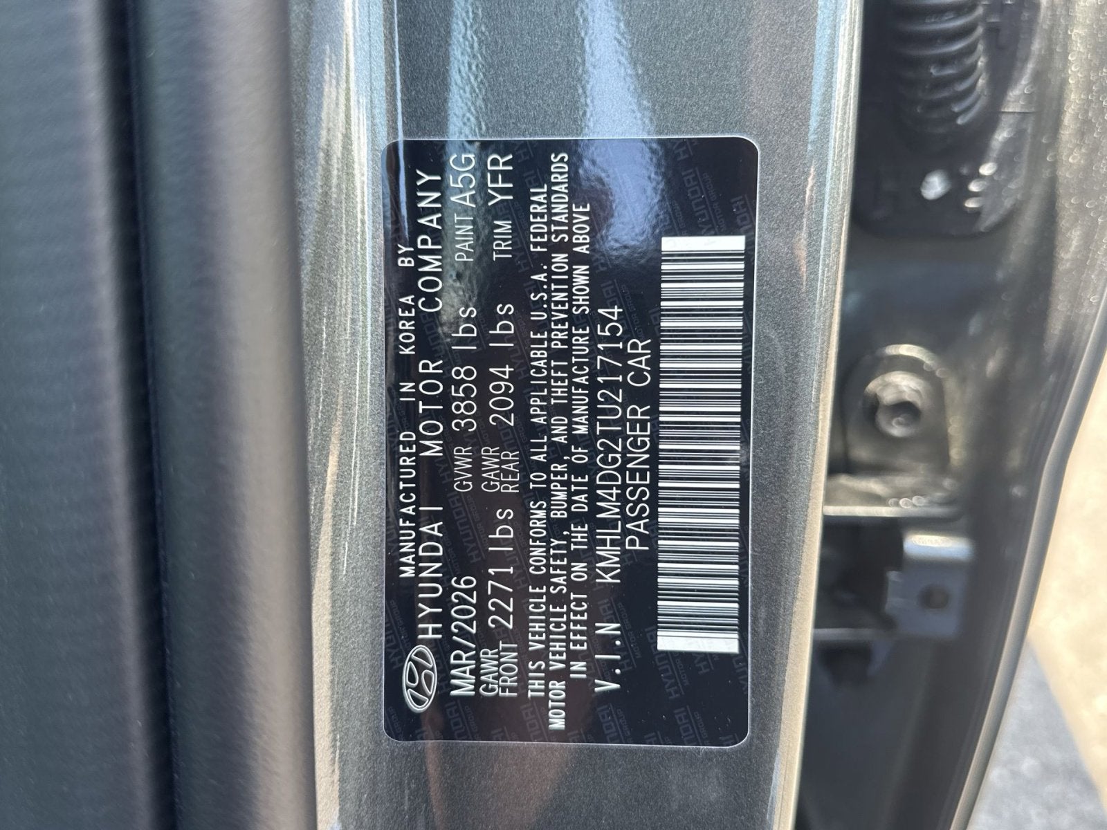 2026 Hyundai ELANTRA SEL Sport