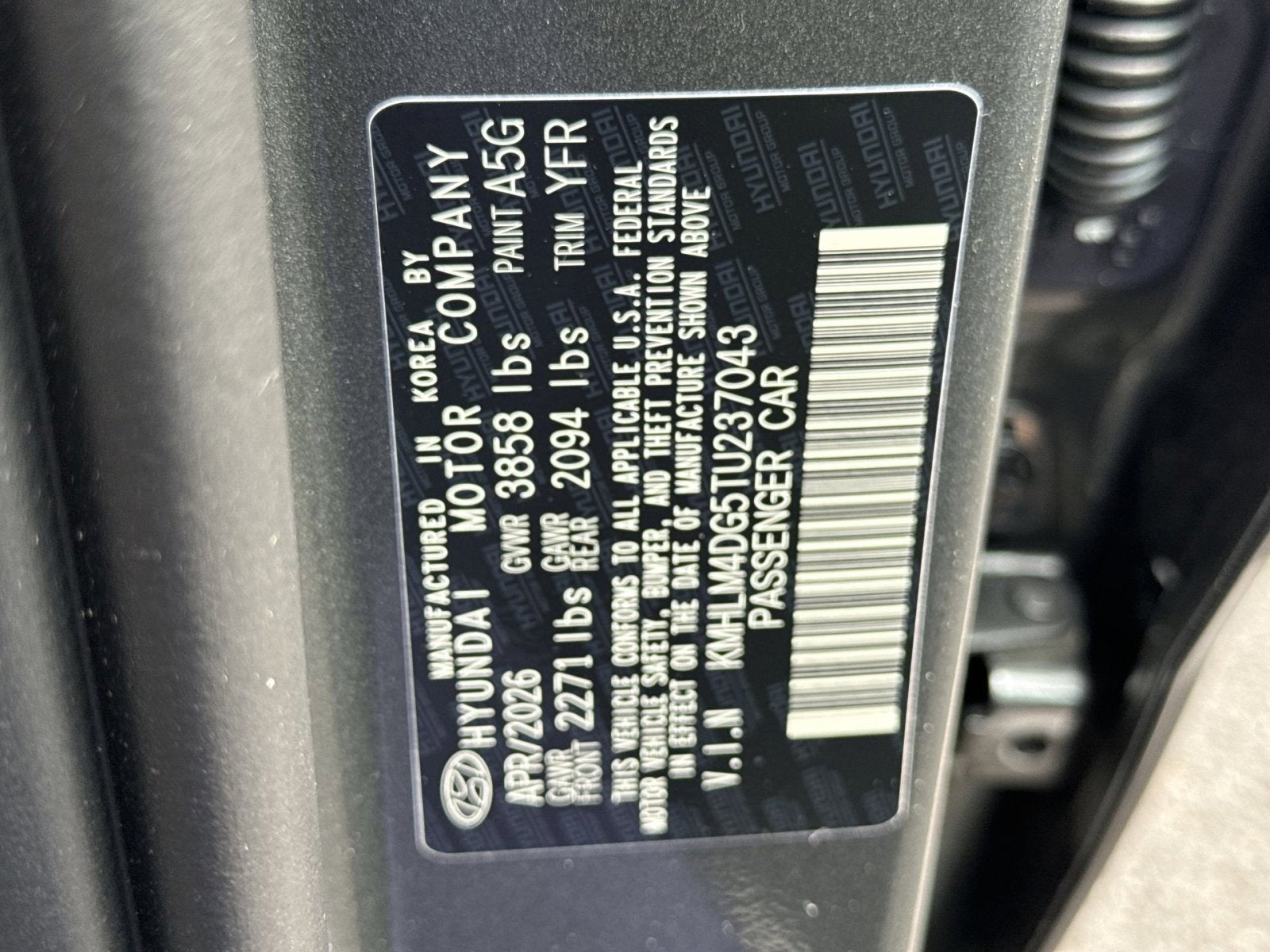 2026 Hyundai ELANTRA SEL Sport