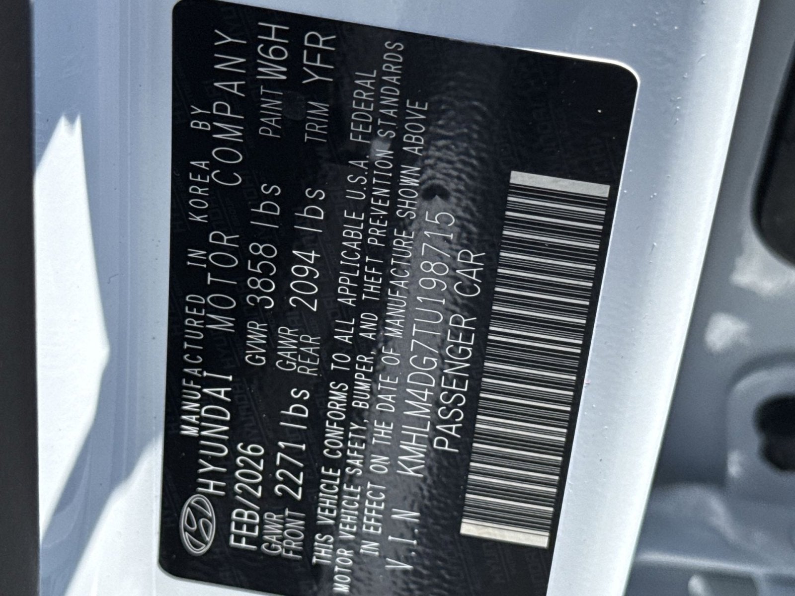 2026 Hyundai ELANTRA SEL Sport