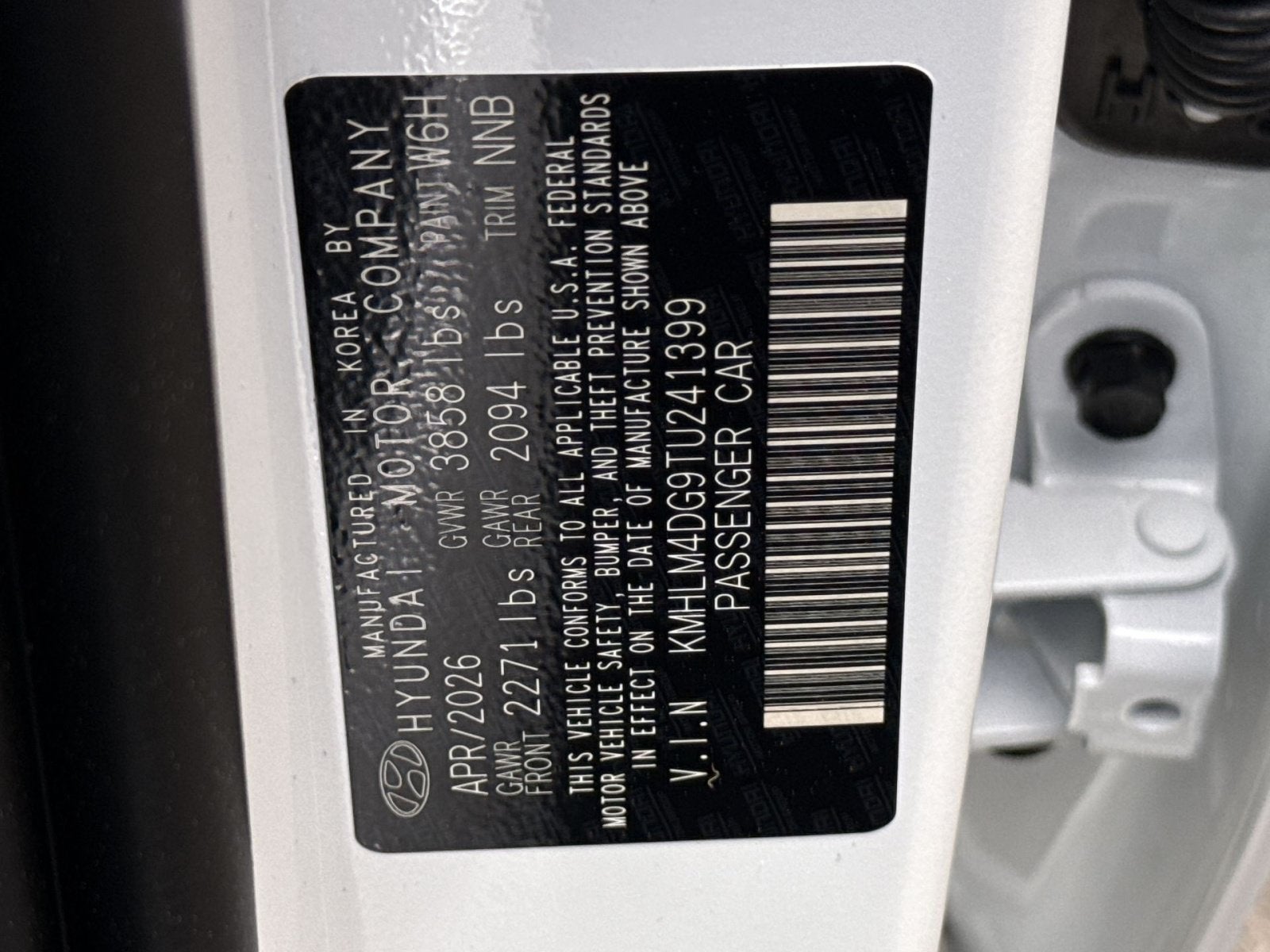 2026 Hyundai ELANTRA SEL Sport