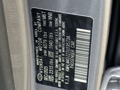 2026 Hyundai ELANTRA HYBRID Blue