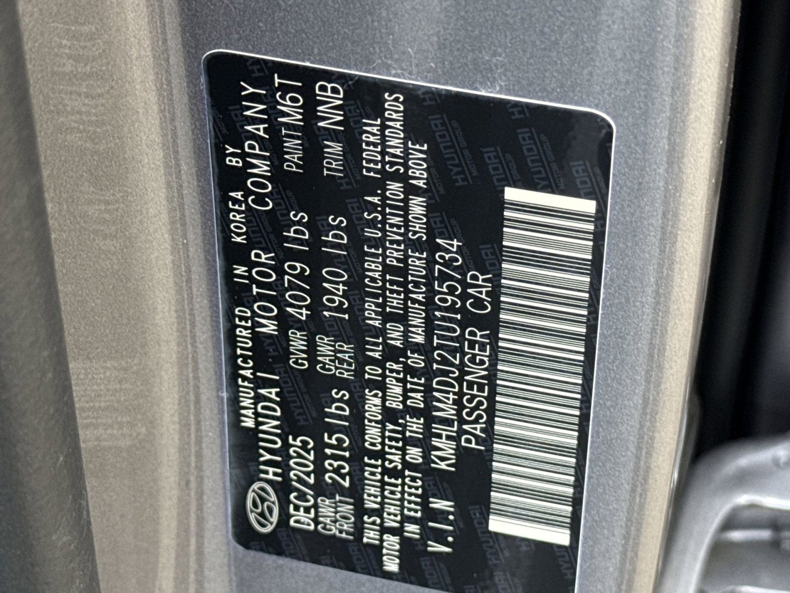 2026 Hyundai ELANTRA HYBRID Blue