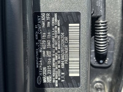 2026 Hyundai ELANTRA HYBRID Blue