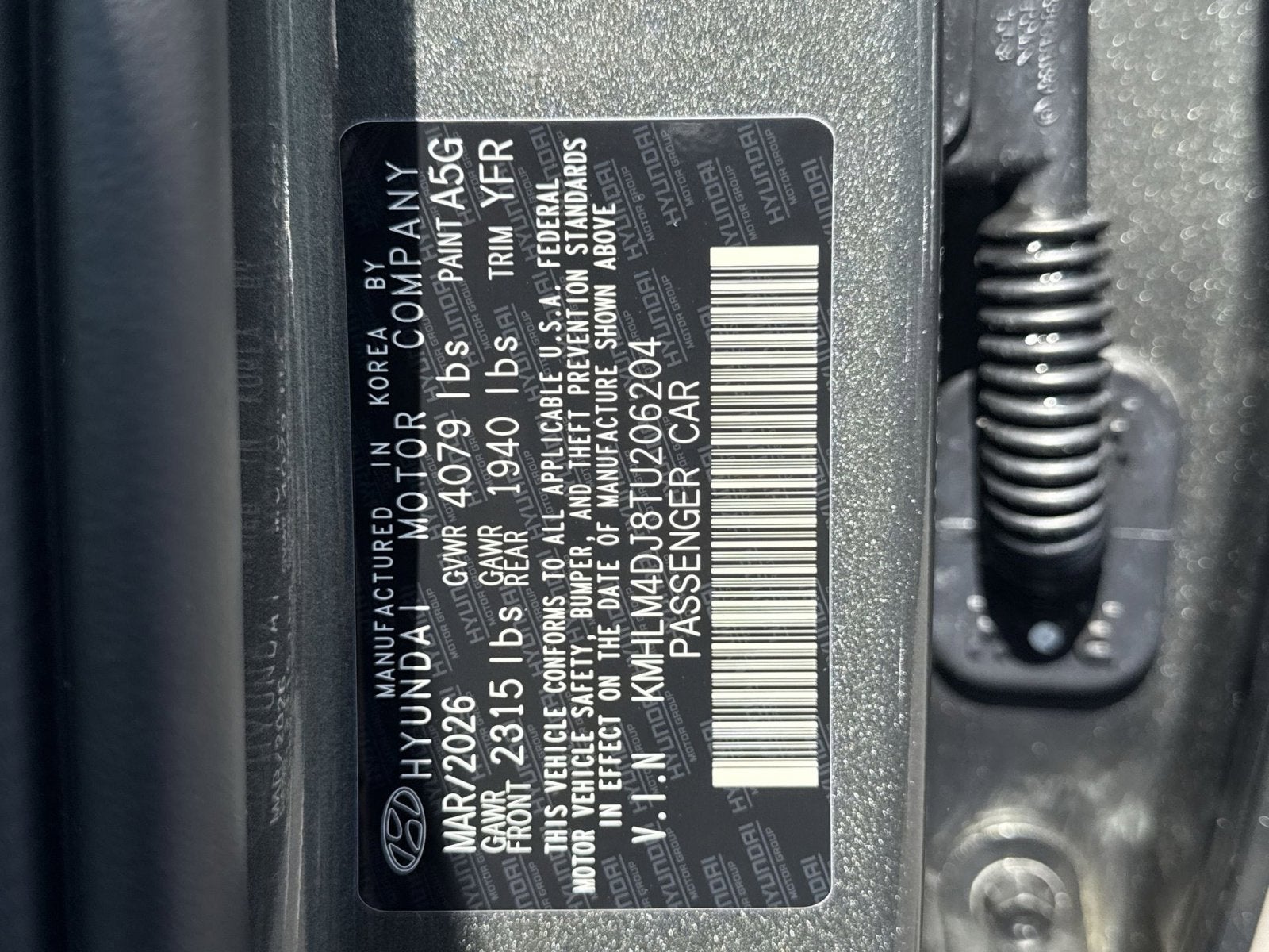 2026 Hyundai ELANTRA HYBRID Blue