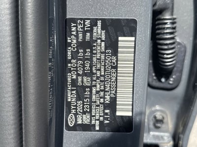 2026 Hyundai ELANTRA HYBRID Limited