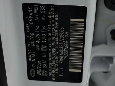 2026 Hyundai ELANTRA HYBRID Limited