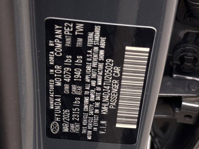 2026 Hyundai ELANTRA HYBRID Limited