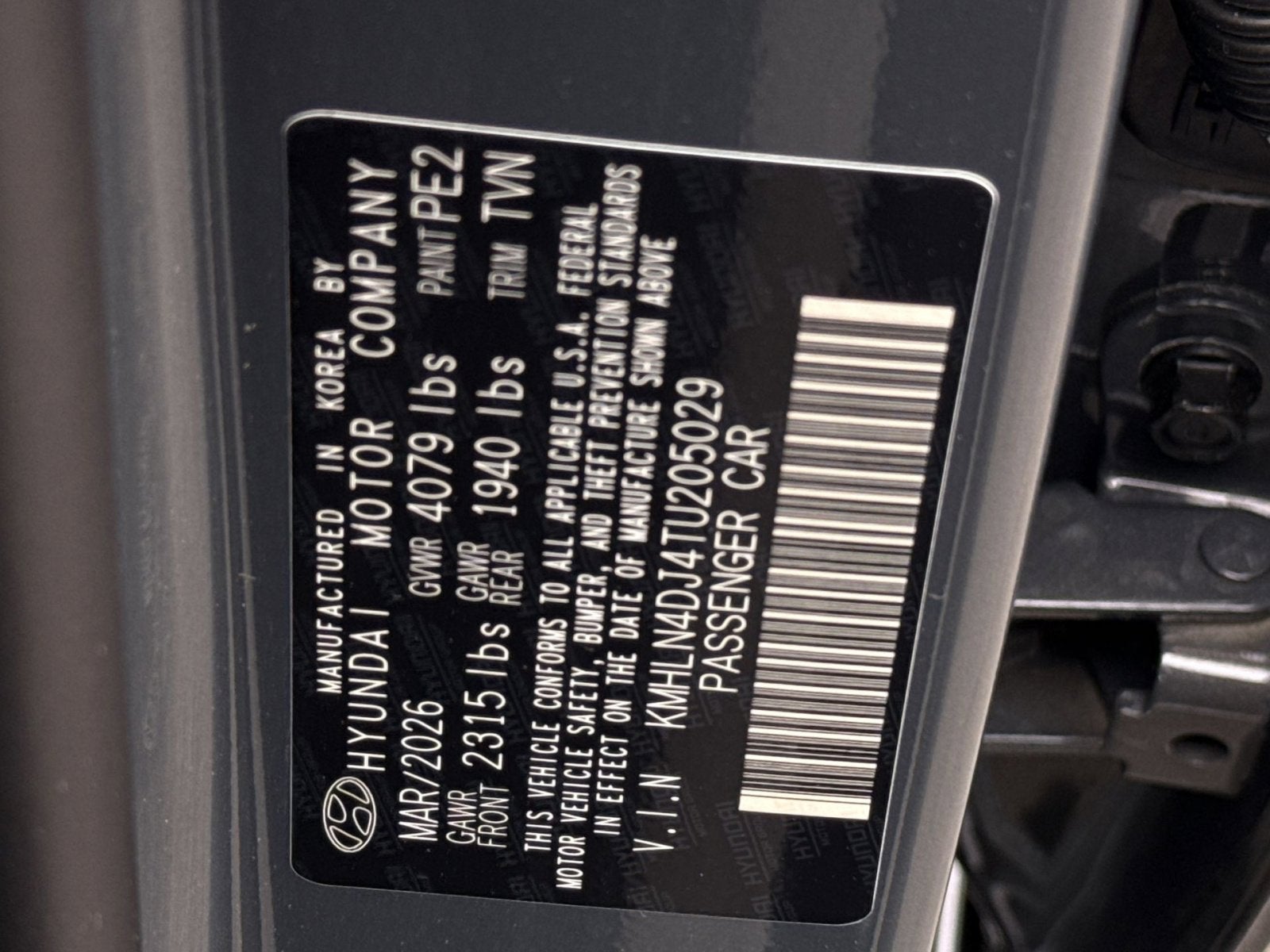 2026 Hyundai ELANTRA HYBRID Limited