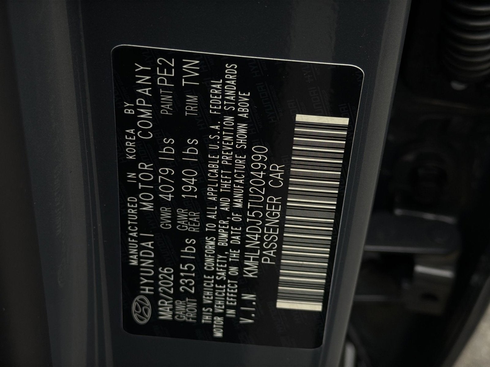 2026 Hyundai ELANTRA HYBRID Limited