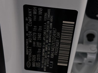 2026 Hyundai ELANTRA HYBRID Limited