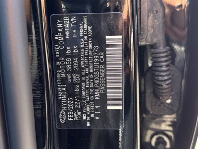 2026 Hyundai ELANTRA Limited