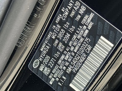 2026 Hyundai ELANTRA SEL Sport