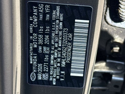 2026 Hyundai ELANTRA SEL Sport