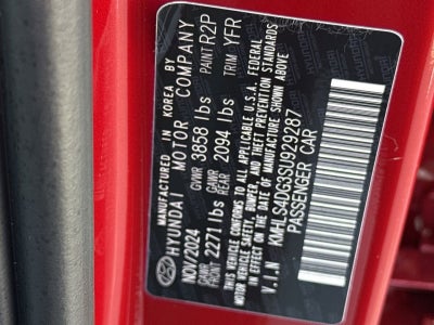 2025 Hyundai ELANTRA SEL Convenience