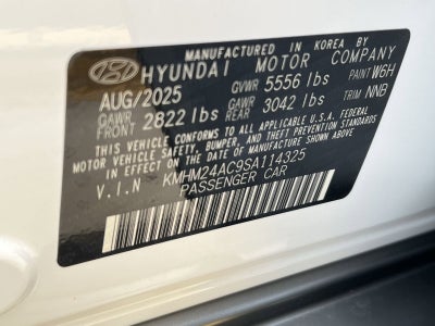 2025 Hyundai IONIQ 6 SE