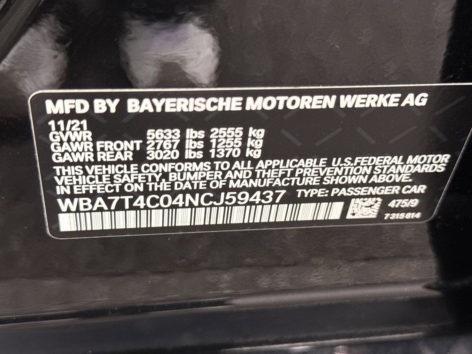 2022 BMW 7 Series 740i xDrive