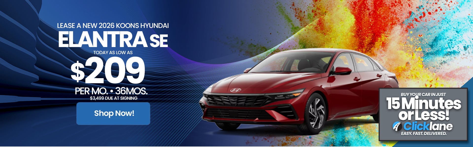 2026 Hyundai Elantra Lease Offer