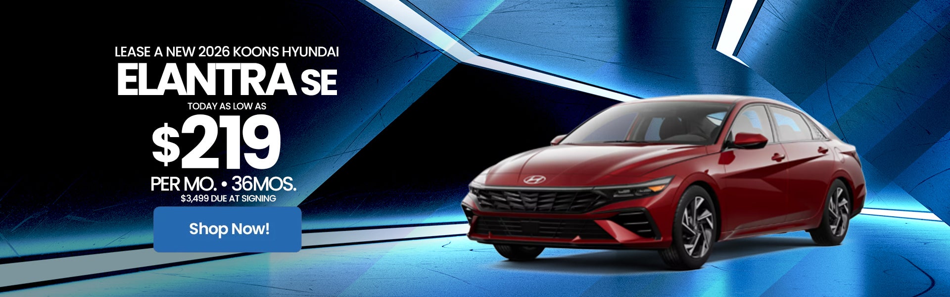 2026 Hyundai Elantra Lease Offer