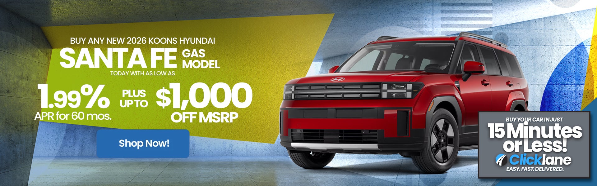 2026 Santa Fe APR Offer