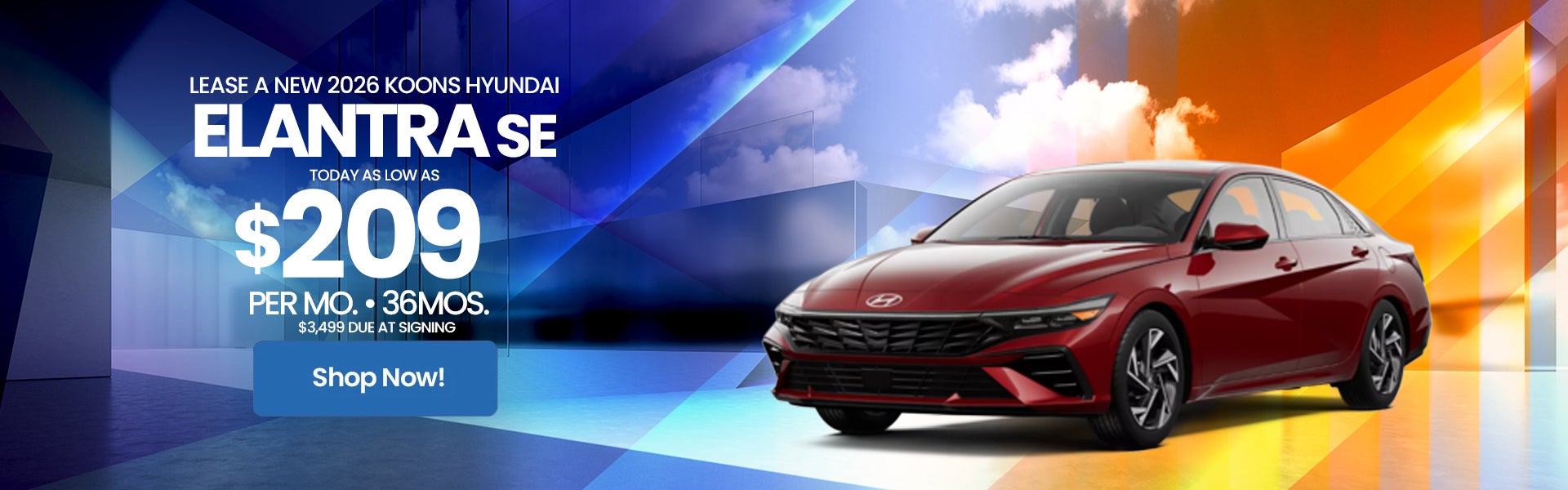 2026 Hyundai Elantra Lease Offer
