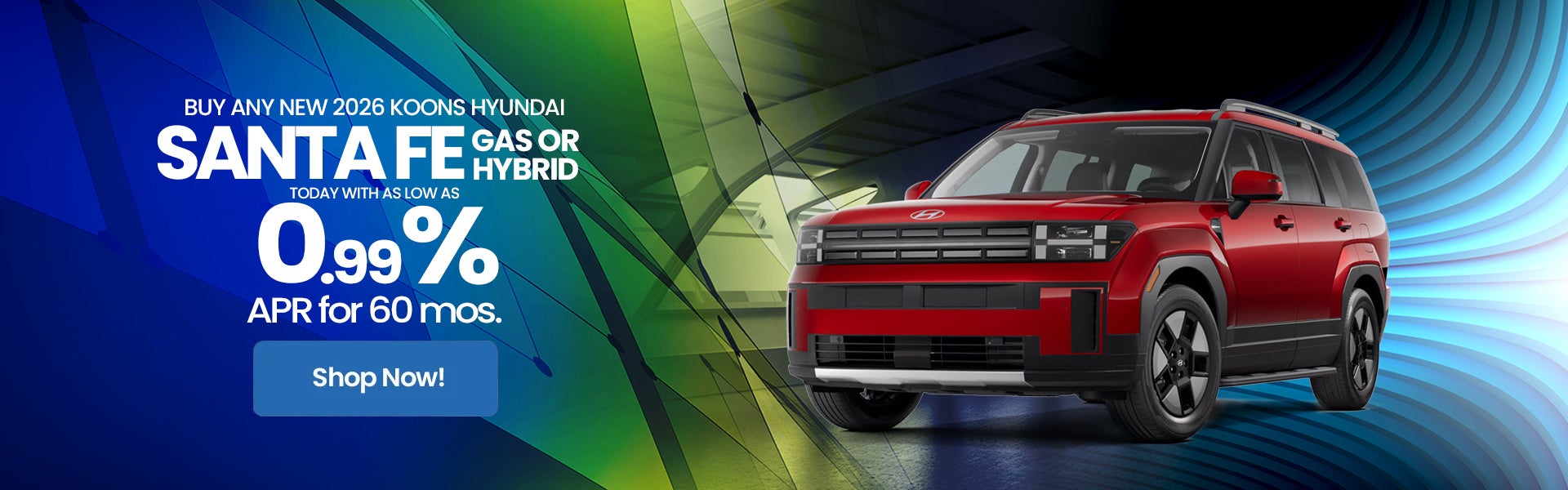 Lease a new 2026 Koons hyundai Santa FE