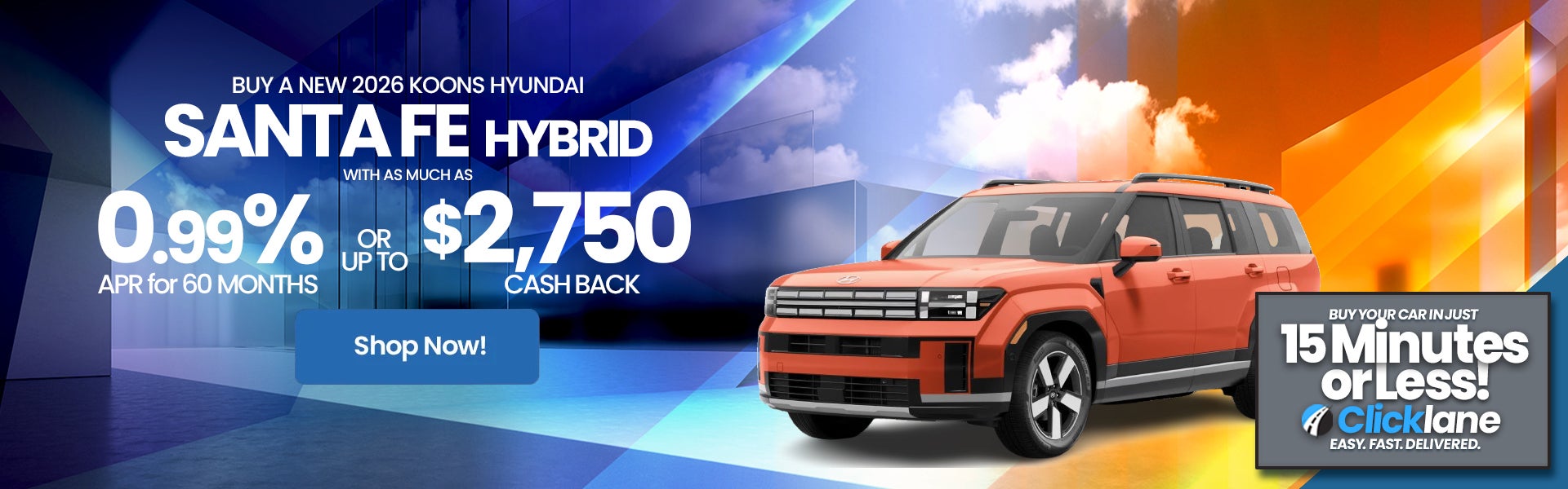 2026 Hyundai Santa Fe Hybrid APR Offer